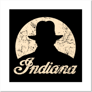 Indiana Jones Silhouette Posters and Art